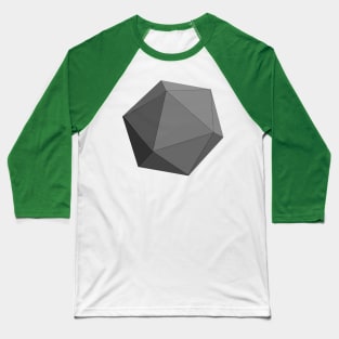 d20 dark - no numbers Baseball T-Shirt